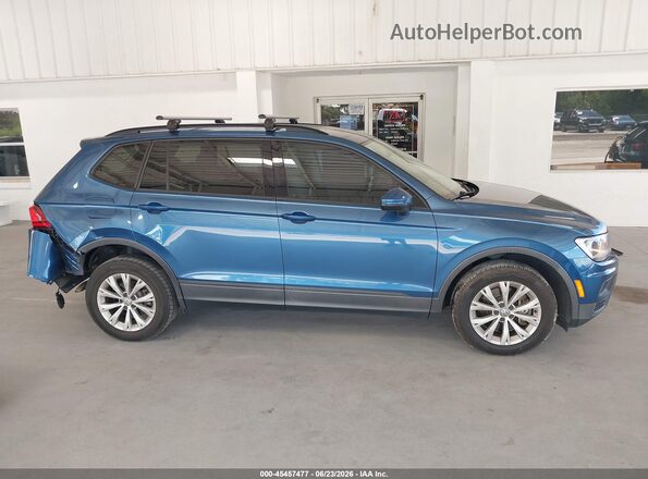 3VV1B7AX7KM112380 2019 VOLKSWAGEN TIGUAN Blue Սալոնի հետևի տեսք