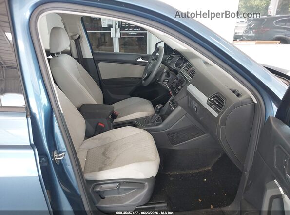 3VV1B7AX7KM112380 2019 VOLKSWAGEN TIGUAN Blue Սալոնի դիմացի տեսք