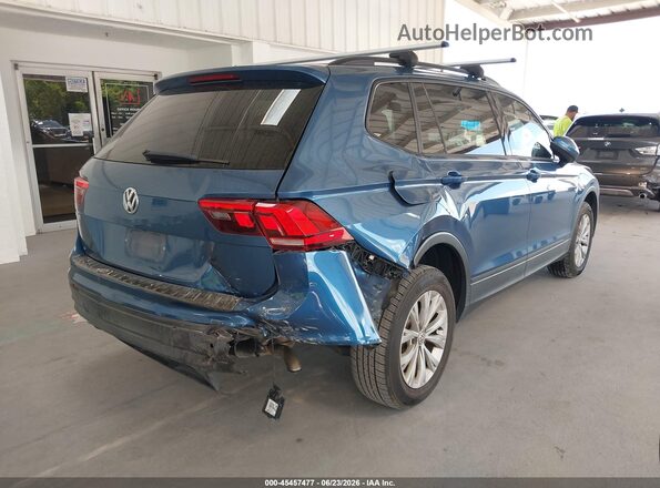 3VV1B7AX7KM112380 2019 VOLKSWAGEN TIGUAN Blue Հետևի աջ