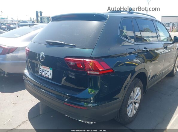 3VV1B7AX8KM083651 2019 VOLKSWAGEN TIGUAN Green უკანა მარჯვენა
