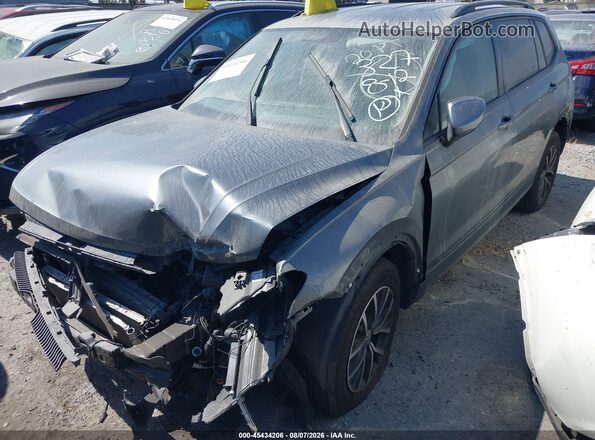 3VV1B7AX8MM002604 2021 VOLKSWAGEN TIGUAN Gray Передня ліва чверть