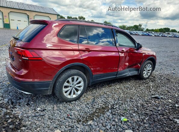 3VV1B7AX9JM037034 2018 VOLKSWAGEN TIGUAN Red Trasero derecho