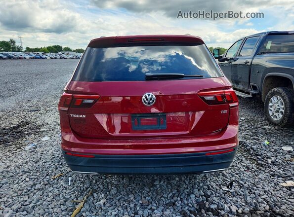 3VV1B7AX9JM037034 2018 VOLKSWAGEN TIGUAN Red Vista trasera