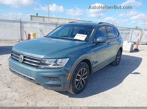 3VV1B7AX9KM143596 2019 VOLKSWAGEN TIGUAN Teal Przód lewy