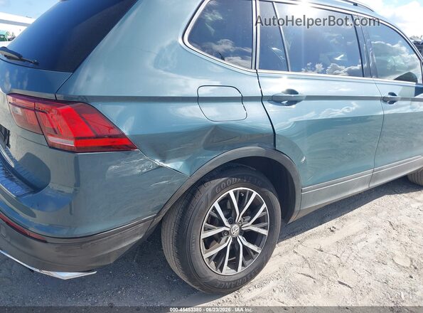 3VV1B7AX9KM143596 2019 VOLKSWAGEN TIGUAN Teal Widok z przodu