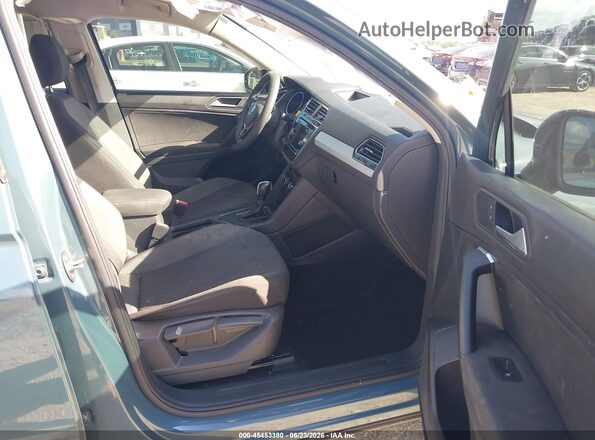 3VV1B7AX9KM143596 2019 VOLKSWAGEN TIGUAN Teal Widok wnętrza z przodu