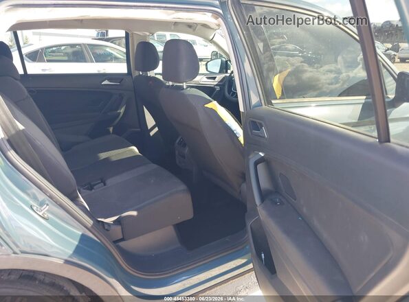 3VV1B7AX9KM143596 2019 VOLKSWAGEN TIGUAN Teal Widok naklejki z numerem VIN
