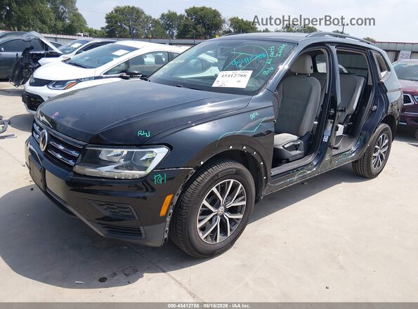 3VV1B7AX9MM004748 2021 VOLKSWAGEN TIGUAN Black Front left