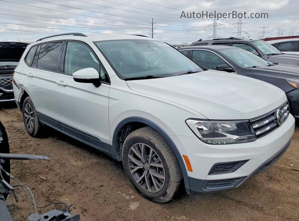 3VV1B7AX9MM045378 2021 VOLKSWAGEN TIGUAN Белый Передняя правая четверть