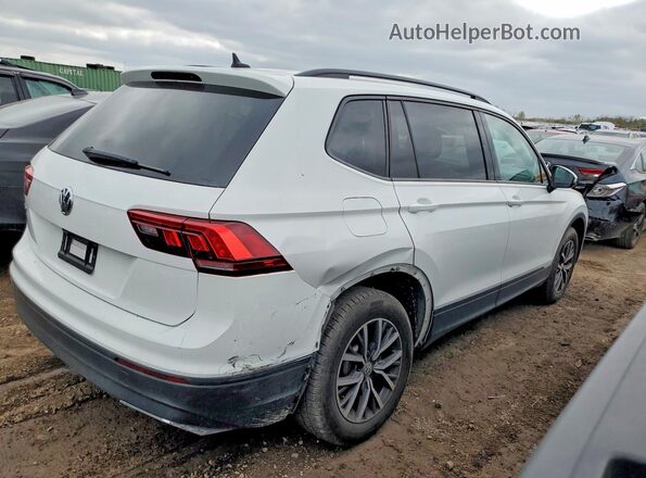 3VV1B7AX9MM045378 2021 VOLKSWAGEN TIGUAN Белый Задняя правая четверть