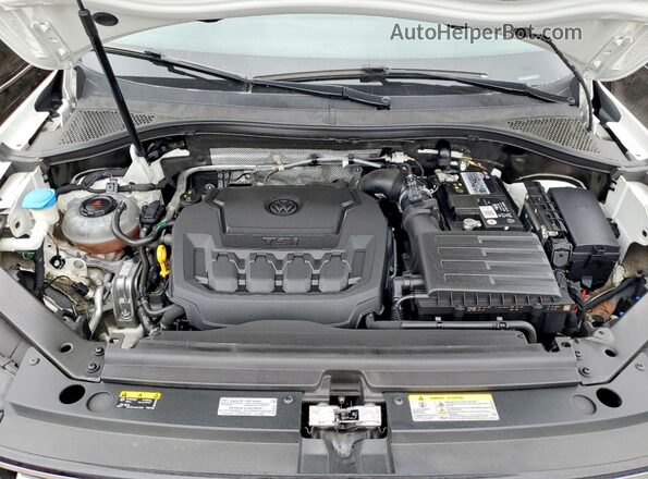 3VV1B7AX9MM045378 2021 VOLKSWAGEN TIGUAN Белый Вид задней части салона