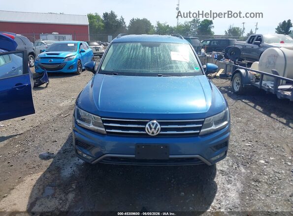3VV2B7AX0JM026444 2018 VOLKSWAGEN TIGUAN Blue ხელსაწყოთა პანელის ხედი