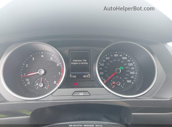 3VV2B7AX0JM151394 2018 VOLKSWAGEN TIGUAN Gray უკანა სავარძლების ხედი
