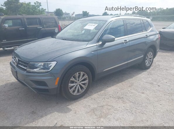 3VV2B7AX0JM151394 2018 VOLKSWAGEN TIGUAN Gray წინა მარცხენა ხედი სამი მეოთხედიდან