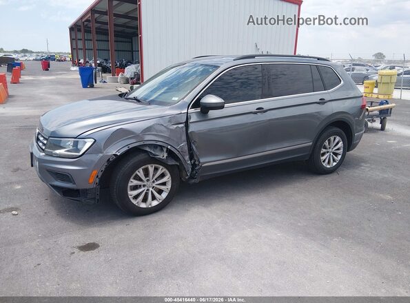 3VV2B7AX0JM169233 2018 VOLKSWAGEN TIGUAN Gray Przód lewy