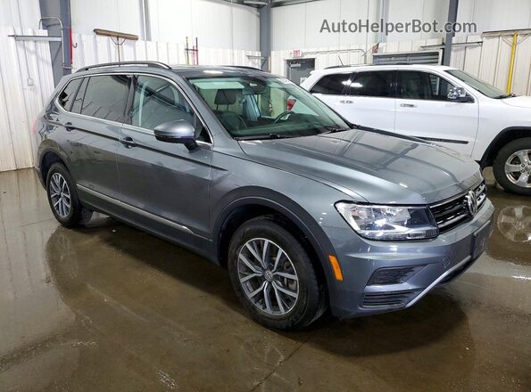 3VV2B7AX0JM220939 2018 VOLKSWAGEN TIGUAN Серый Передняя правая четверть