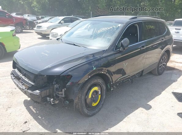 3VV2B7AX0KM073295 2019 VOLKSWAGEN TIGUAN Black Առջևի ձախ երեք քառորդ տեսարան