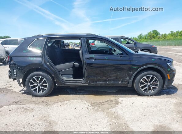 3VV2B7AX0MM047637 2021 VOLKSWAGEN TIGUAN Black Սալոնի 360 աստիճան տեսք