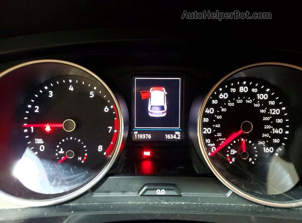 3VV2B7AX1LM106211 2020 VOLKSWAGEN TIGUAN Серый Вид щитка приборов