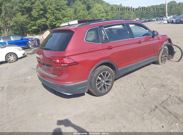 3VV2B7AX1MM133748 2021 VOLKSWAGEN TIGUAN Maroon Rear right