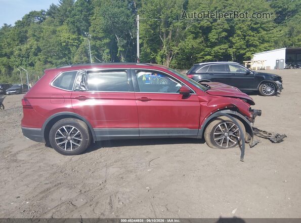 3VV2B7AX1MM133748 2021 VOLKSWAGEN TIGUAN Maroon 360 interior view
