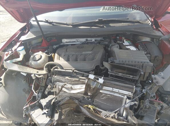 3VV2B7AX1MM133748 2021 VOLKSWAGEN TIGUAN Maroon Rear view