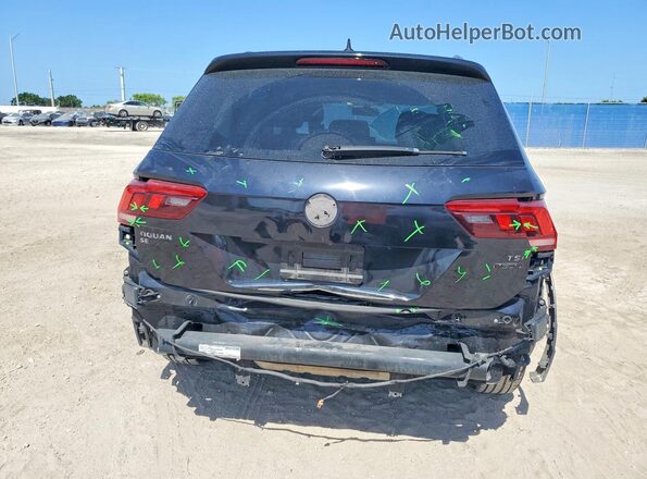 3VV2B7AX2JM170884 2018 VOLKSWAGEN TIGUAN Черный Вид сзади