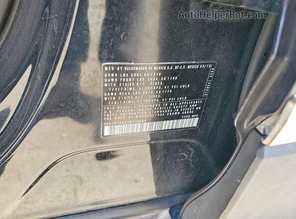 3VV2B7AX2JM170884 2018 VOLKSWAGEN TIGUAN Черный Вид наклейки с VIN-кодом