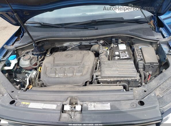 3VV2B7AX2KM016550 2019 VOLKSWAGEN TIGUAN Light Blue Widok z tyłu
