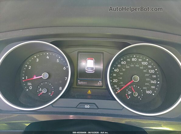 3VV2B7AX2KM045689 2019 VOLKSWAGEN TIGUAN White Vista de los asientos traseros