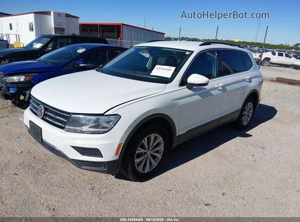 3VV2B7AX2KM045689 2019 VOLKSWAGEN TIGUAN White Vista tres cuartos delantera izquierda