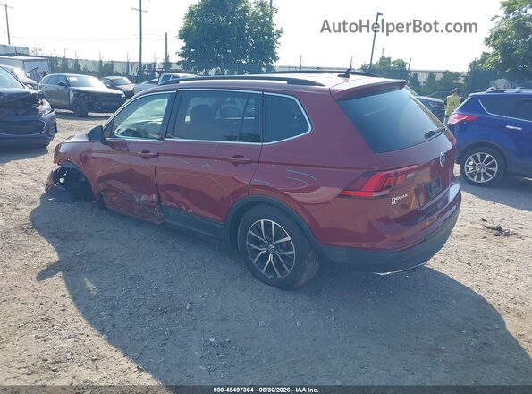 3VV2B7AX2KM094469 2019 VOLKSWAGEN TIGUAN Red Հետևի ձախ