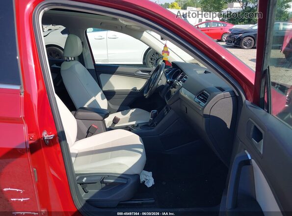 3VV2B7AX2KM094469 2019 VOLKSWAGEN TIGUAN Red Սալոնի դիմացի տեսք