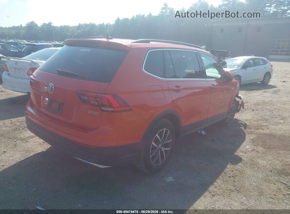 3VV2B7AX2KM135442 2019 VOLKSWAGEN TIGUAN Orange Trasero derecho
