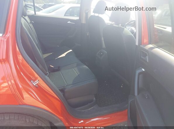 3VV2B7AX2KM135442 2019 VOLKSWAGEN TIGUAN Orange Vista de la etiqueta del VIN