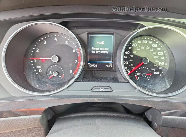 3VV2B7AX2LM024200 2020 VOLKSWAGEN TIGUAN Black Widok zestawu wskaźników