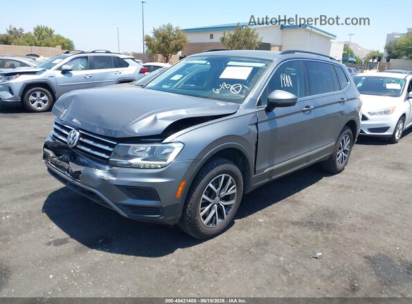 3VV2B7AX2LM035634 2020 VOLKSWAGEN TIGUAN Gray Առջևի ձախ երեք քառորդ տեսարան