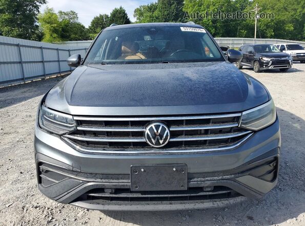 3VV2B7AX2NM006671 2022 VOLKSWAGEN TIGUAN Серый Вид спереди