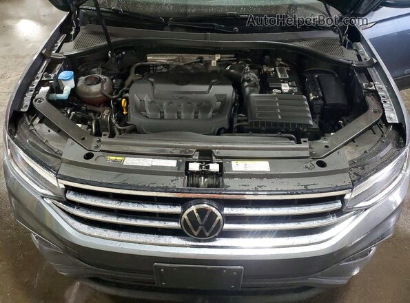 3VV2B7AX2NM165982 2022 VOLKSWAGEN TIGUAN Gray 