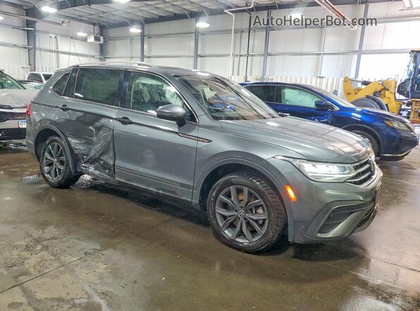 3VV2B7AX2NM165982 2022 VOLKSWAGEN TIGUAN Gray 