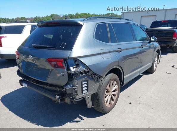 3VV2B7AX3JM113657 2018 VOLKSWAGEN TIGUAN Серый Задняя правая четверть