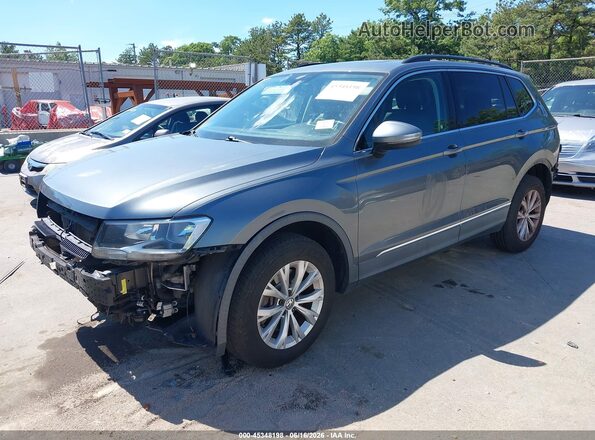 3VV2B7AX3JM113657 2018 VOLKSWAGEN TIGUAN Серый Передняя левая четверть