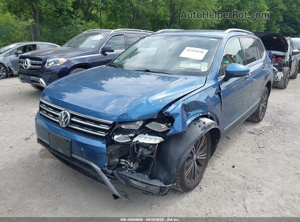 3VV2B7AX3JM221017 2018 VOLKSWAGEN TIGUAN Blue Widok z przodu