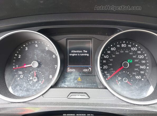 3VV2B7AX3JM221017 2018 VOLKSWAGEN TIGUAN Blue Widok tylnych siedzeń