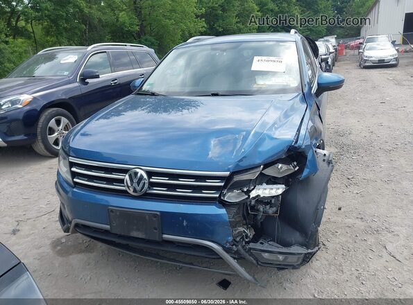 3VV2B7AX3JM221017 2018 VOLKSWAGEN TIGUAN Blue Widok zestawu wskaźników