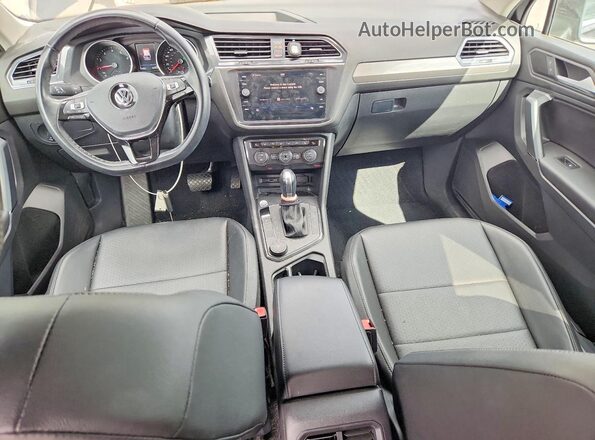 3VV2B7AX3KM098417 2019 VOLKSWAGEN TIGUAN Black Вид панелі приладів