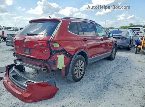 3VV2B7AX4JM171180 2018 VOLKSWAGEN TIGUAN Burgundy 