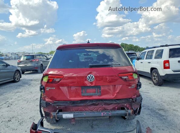 3VV2B7AX4JM171180 2018 VOLKSWAGEN TIGUAN Burgundy 