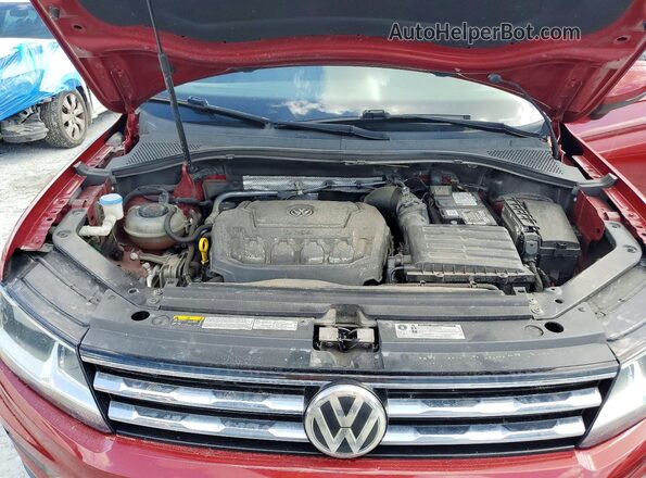 3VV2B7AX4JM171180 2018 VOLKSWAGEN TIGUAN Burgundy 