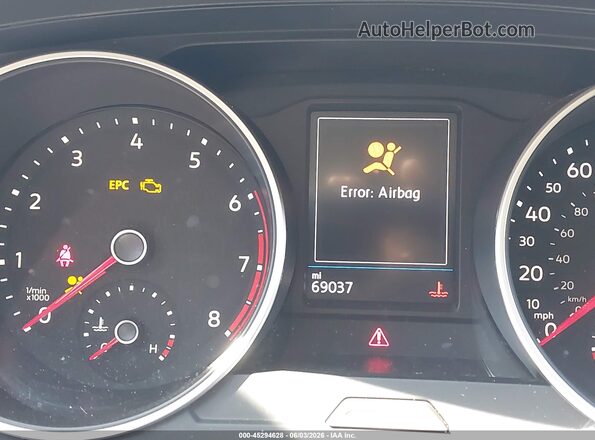 3VV2B7AX4JM204808 2018 VOLKSWAGEN TIGUAN Gray 